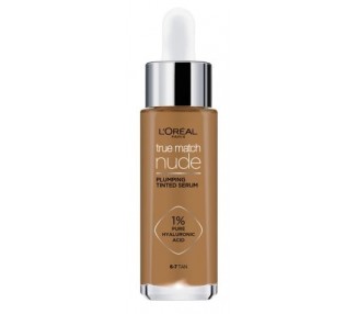 L'Oréal - True Match Nude Plumping Tinted Serum - Tan 6-7