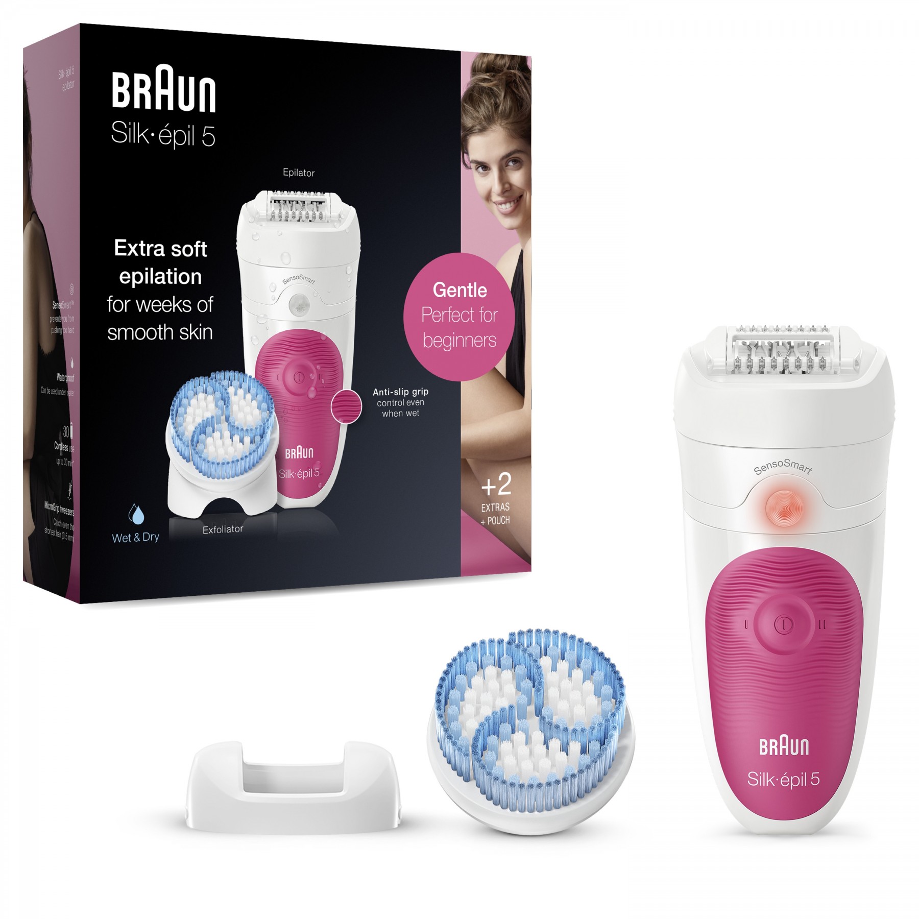 Braun  Silk-épil 5 - Epilator - Ruby (SES5-511)