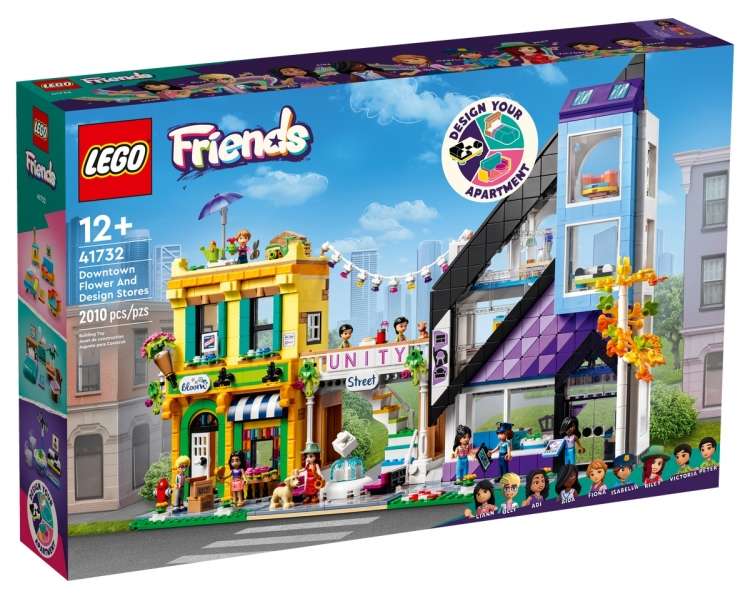LEGO Friends, Tiendas de Flores y Diseño del Centro (41732)