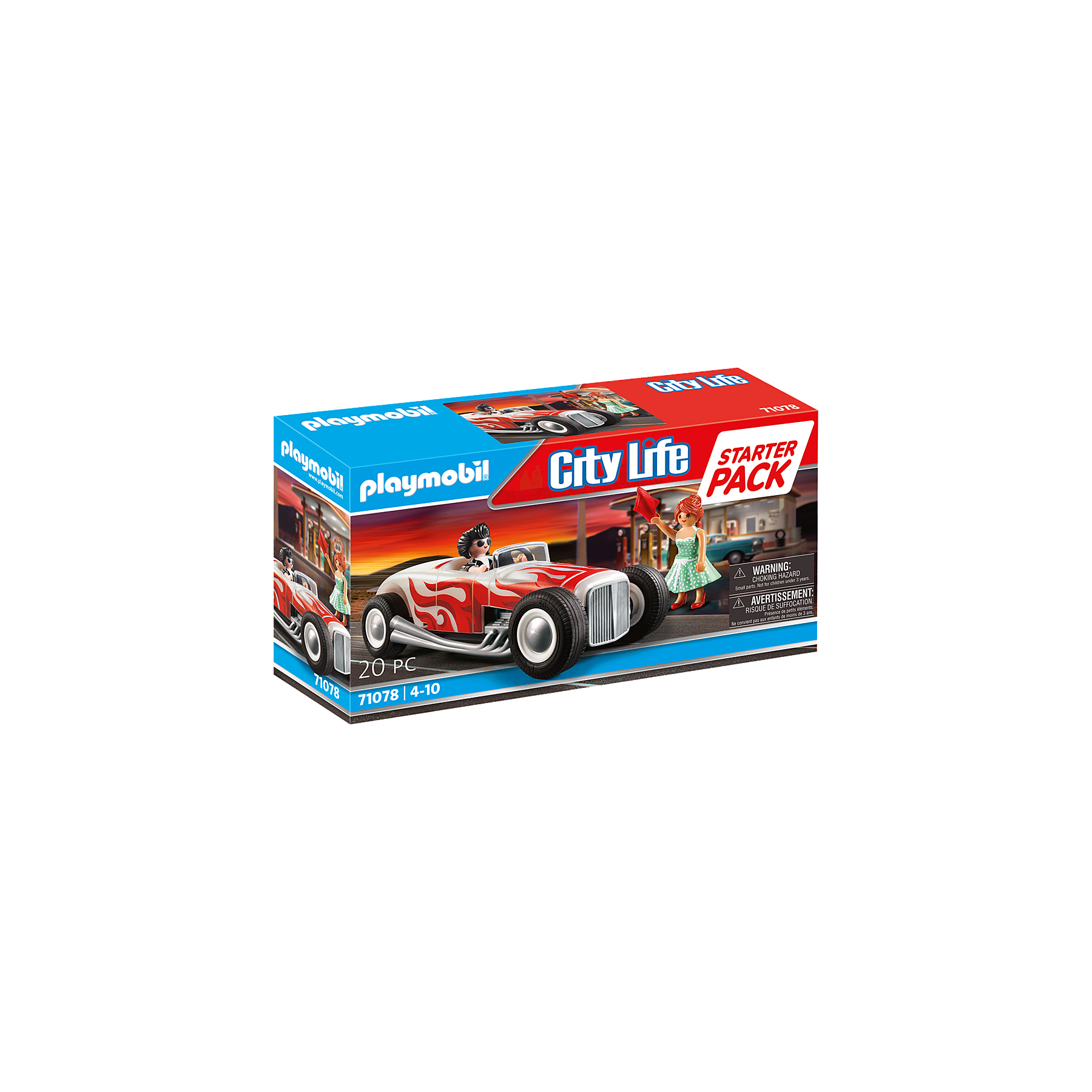 Playmobil - Starter Pack Hot Rod (71078)