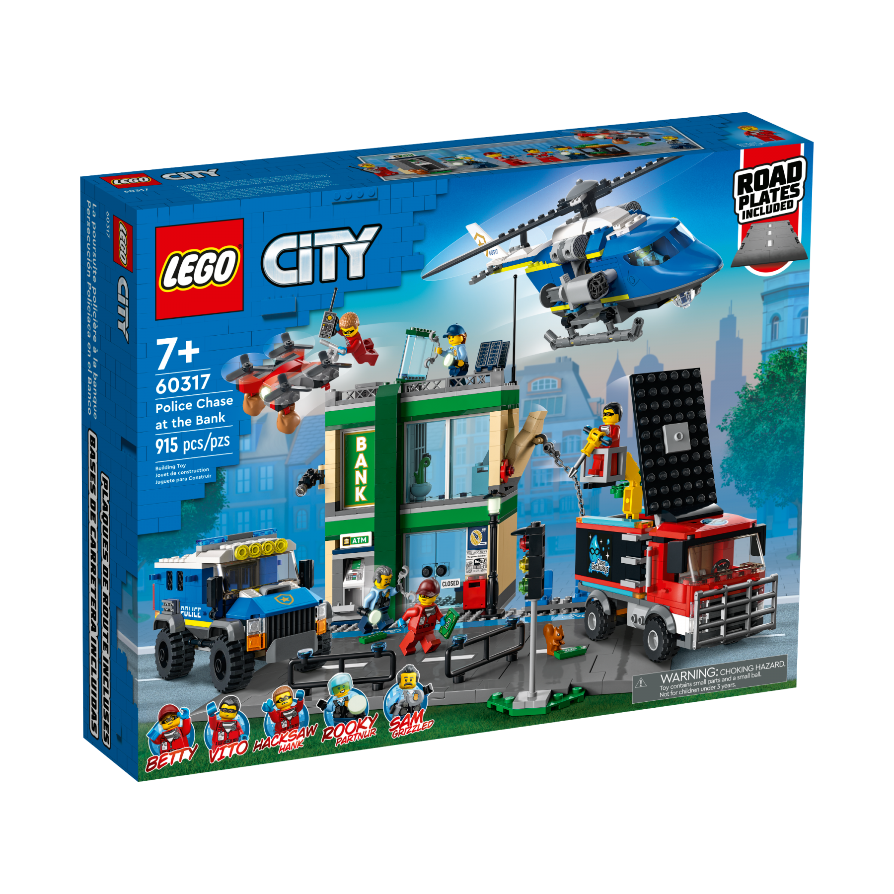 LEGO City, Persecución policial en el banco (60317)