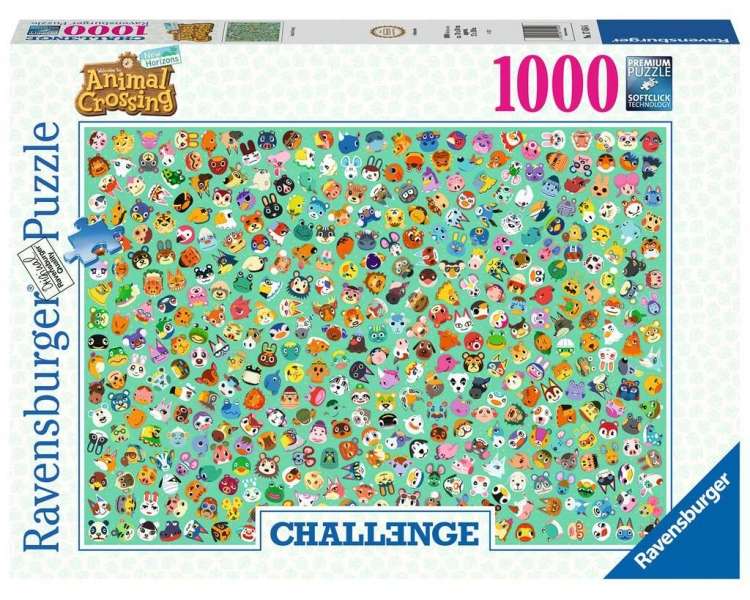 Ravensburger - Challenge Animal Crossing 1000p - (10217454)