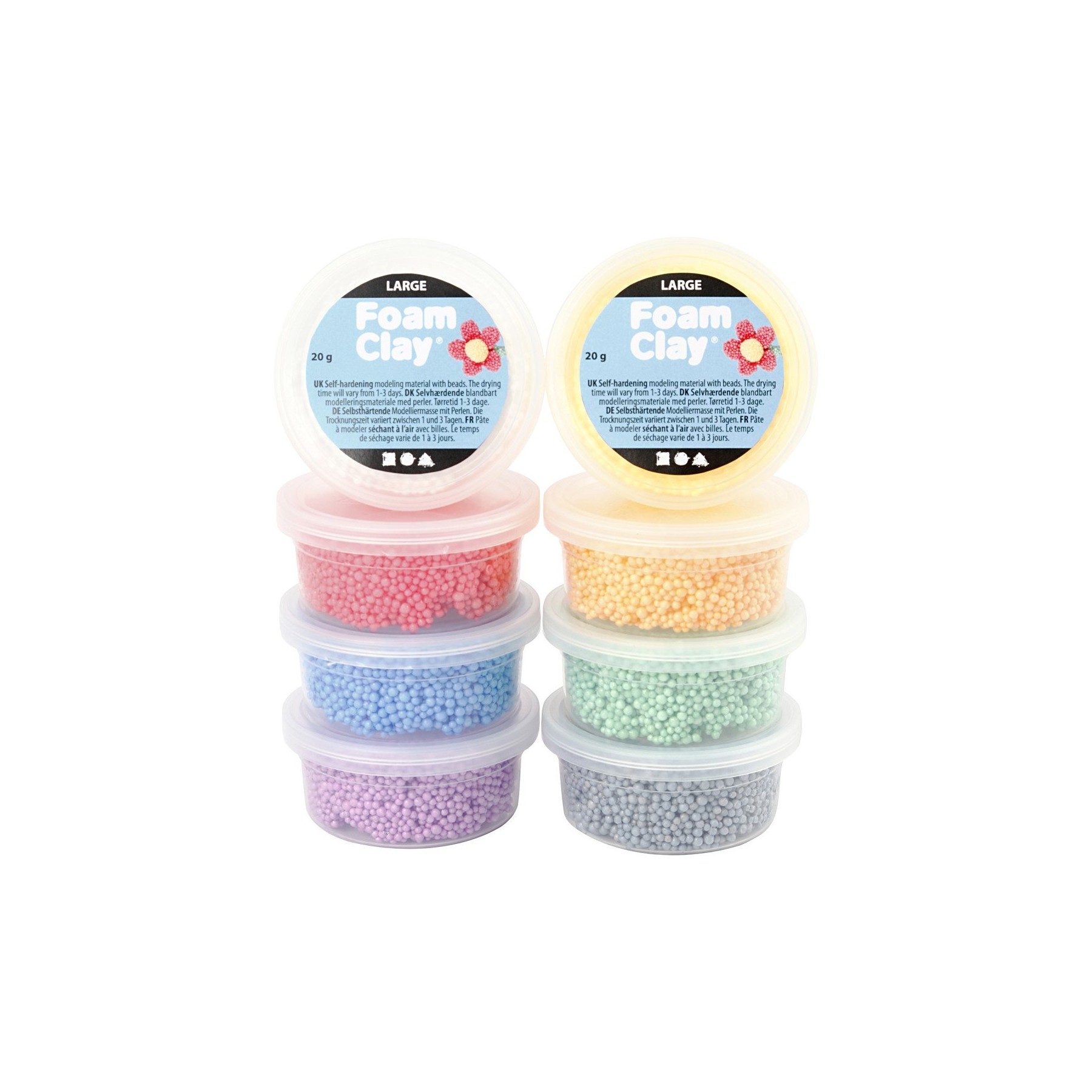 Foam Clay - Large, 8x20g (780950)