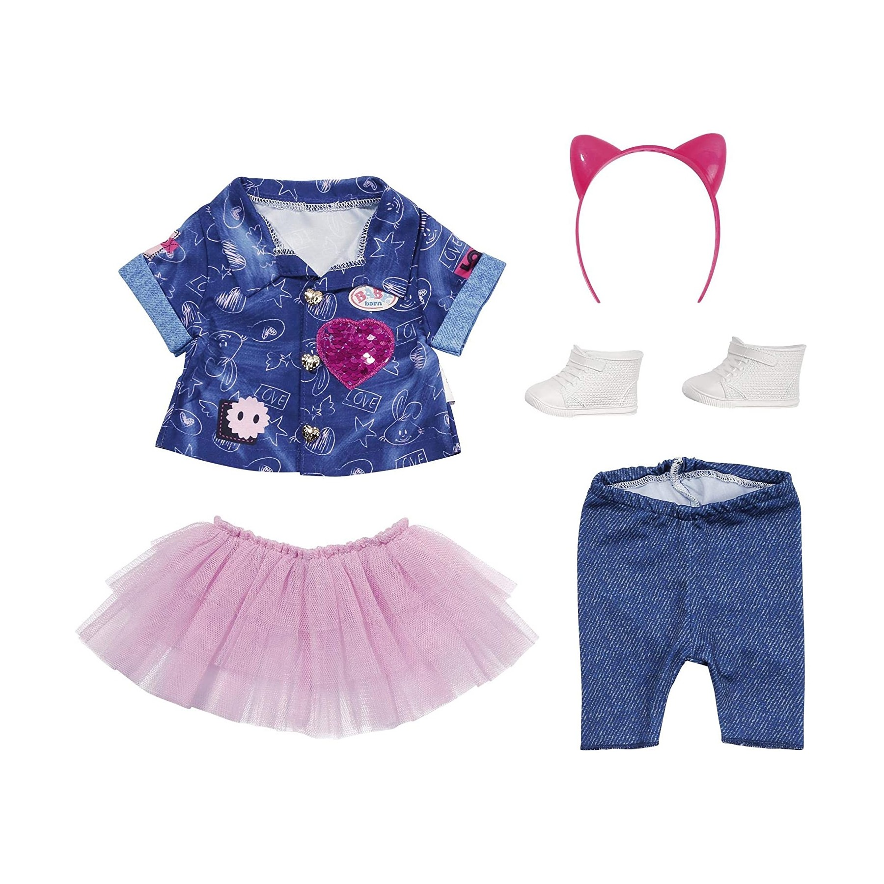 BABY born - Deluxe Jeans Dress Set 43cm (829110)