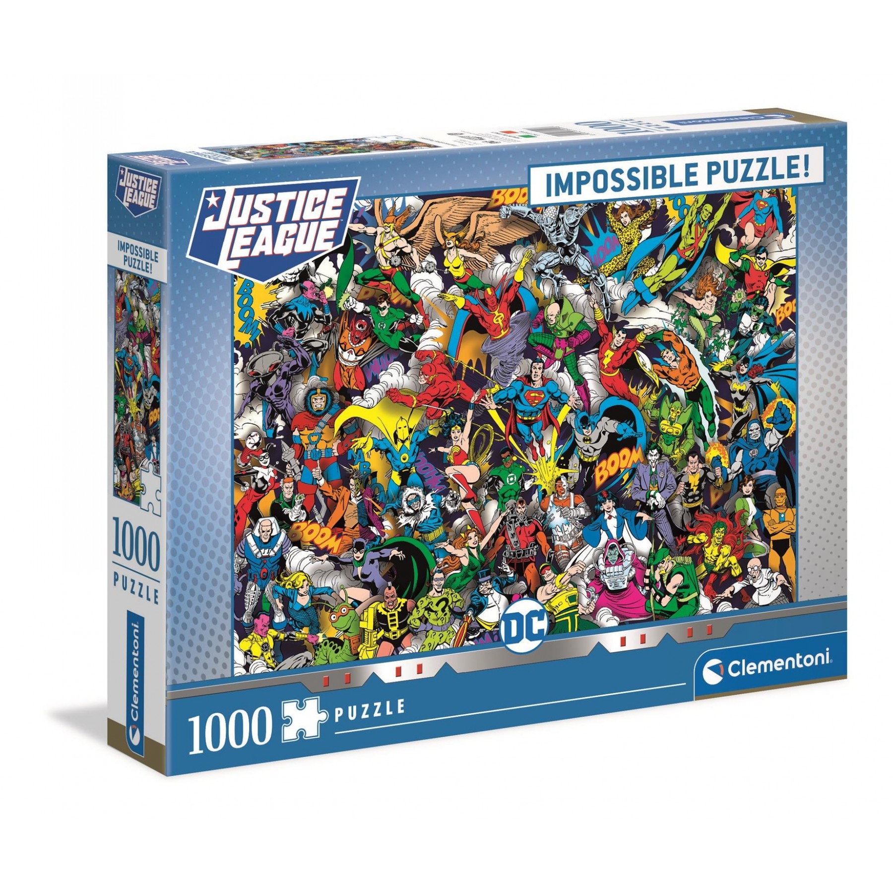 Rompecabezas Clementoni - Imposible 1000 Piezas - DC Justice League (39599)