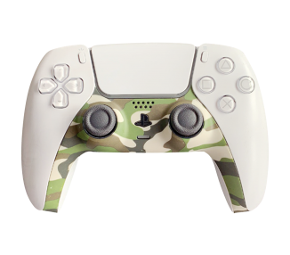 Piranha PS5 Mando Controller Skins - Camo Verde