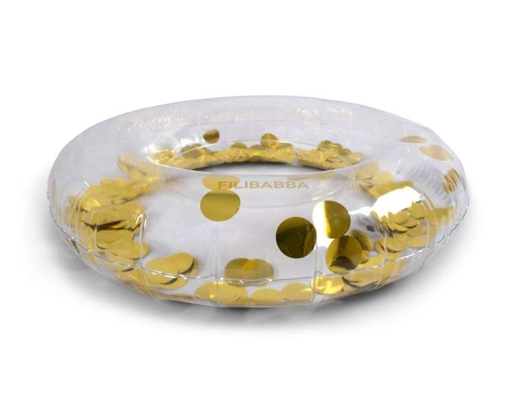 Filibabba - Swim ring Alfie - Gold Confetti