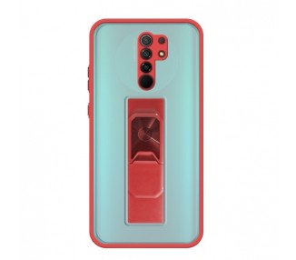 Funda Kickstand Antigolpe Xiaomi Redmi 9 con Imán y Soporte de Pestaña