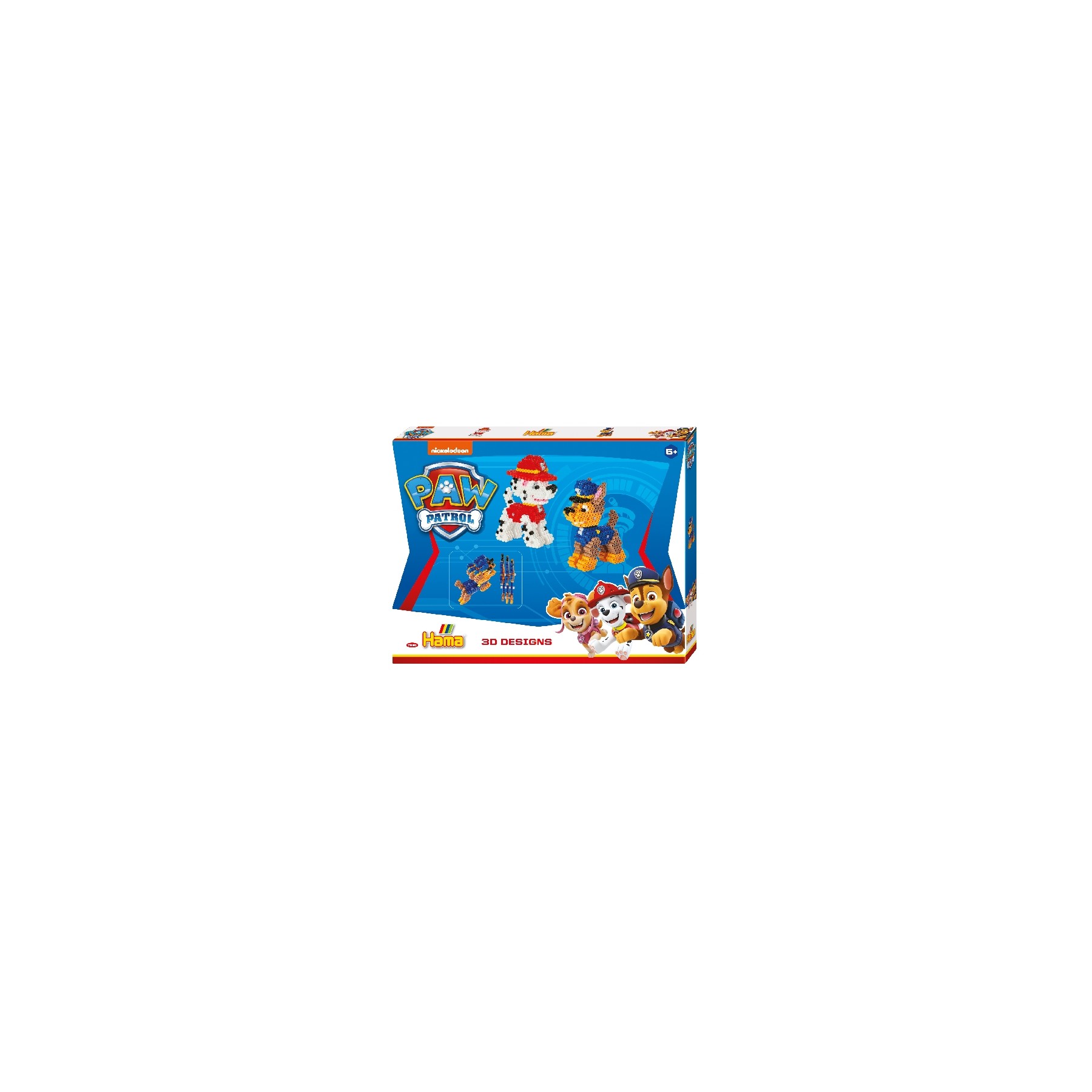 HAMA - Midi Beads - Gift Box - Paw Patrol 3D (387920)