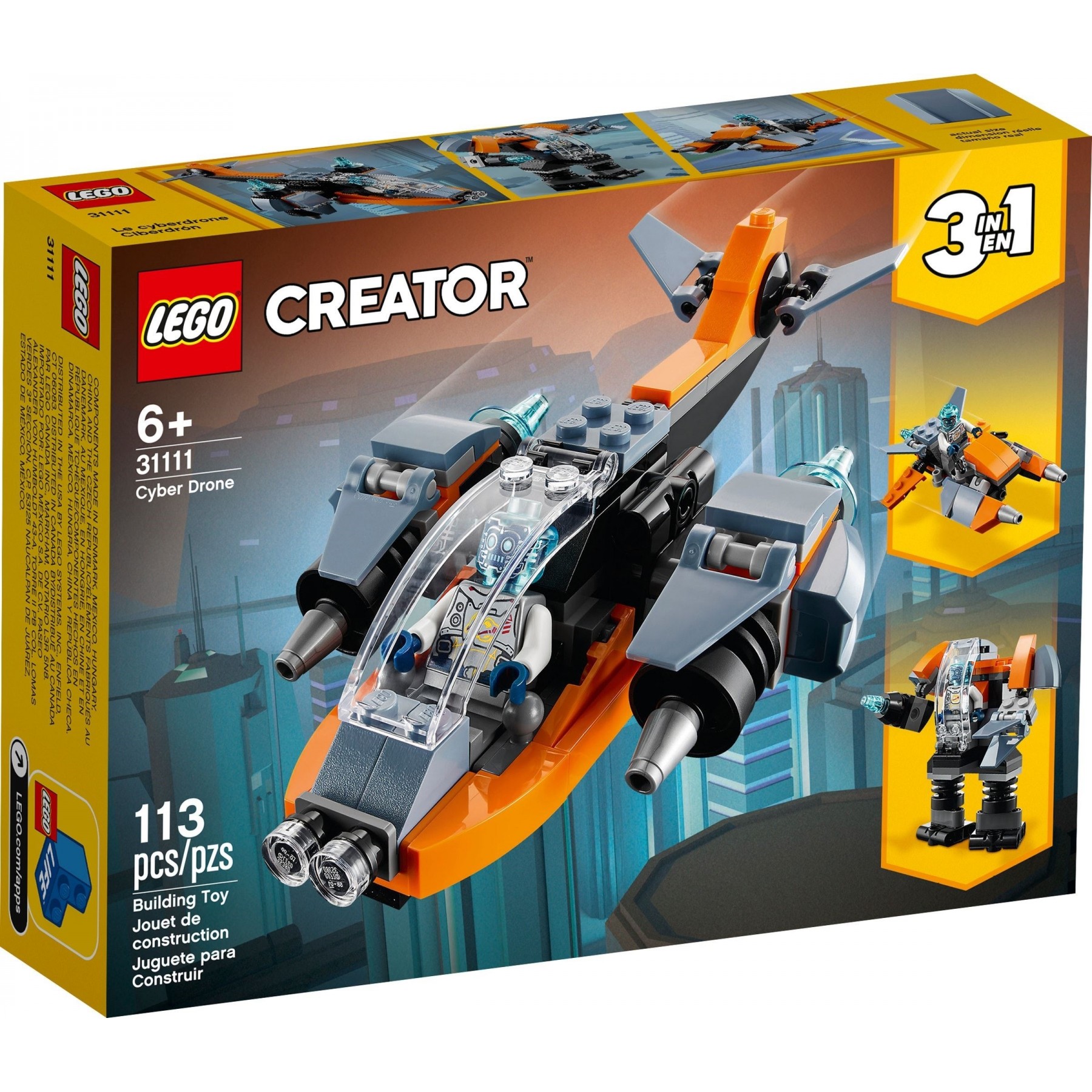 LEGO Creator, Drone Cibernético (31111)