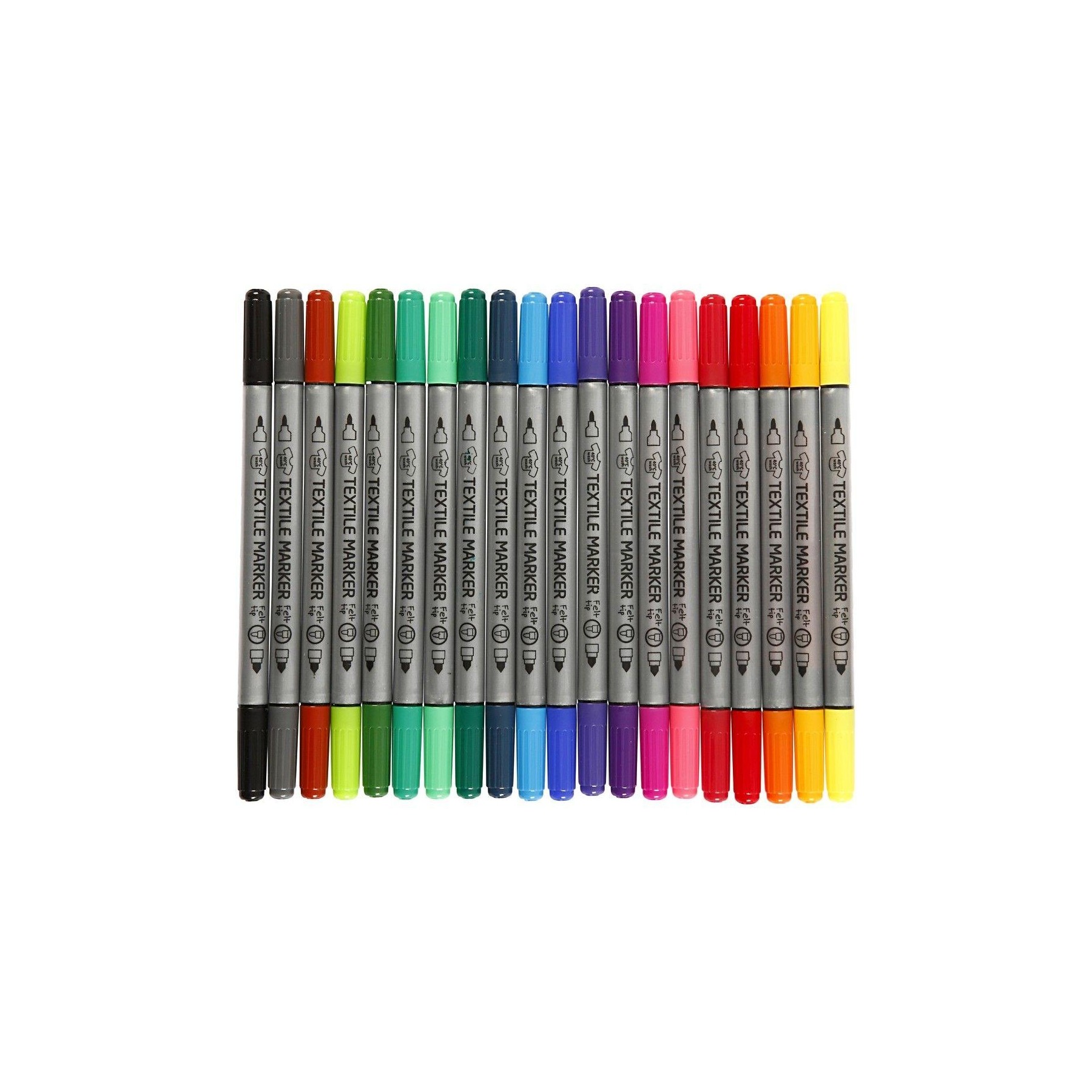 Textile Markers - 20 pcs (34817)