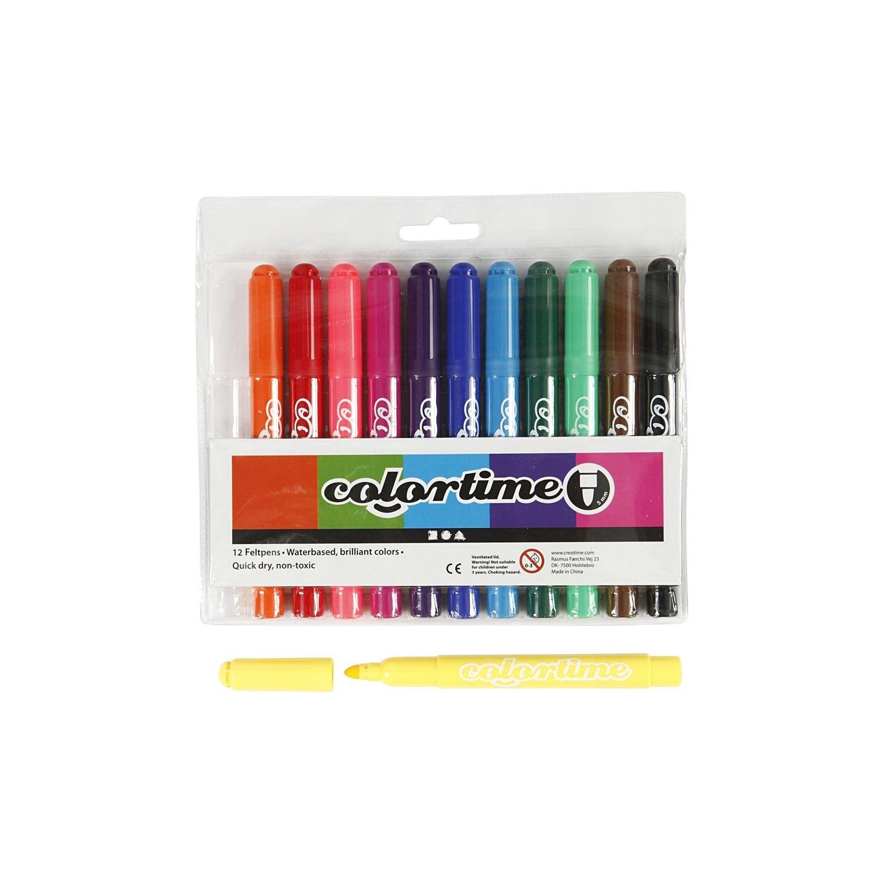 Colortime - Marker 5 mm - 12 pcs (37330)