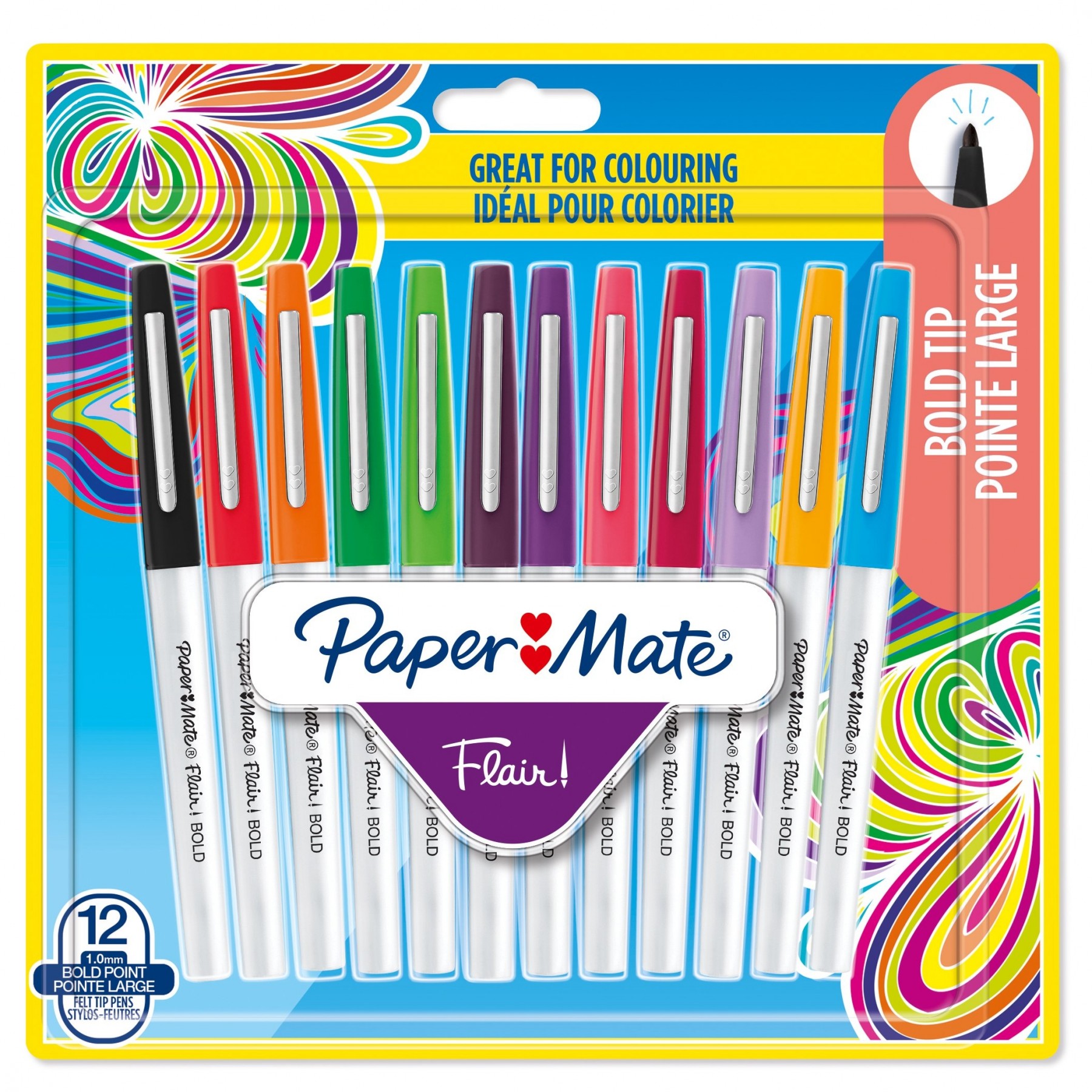 Paper Mate, Plumas De Punta De Fieltro Flair (2138474)