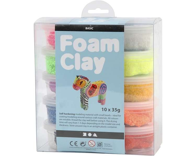 Foam Clay, Básico (10X35G) (78930)