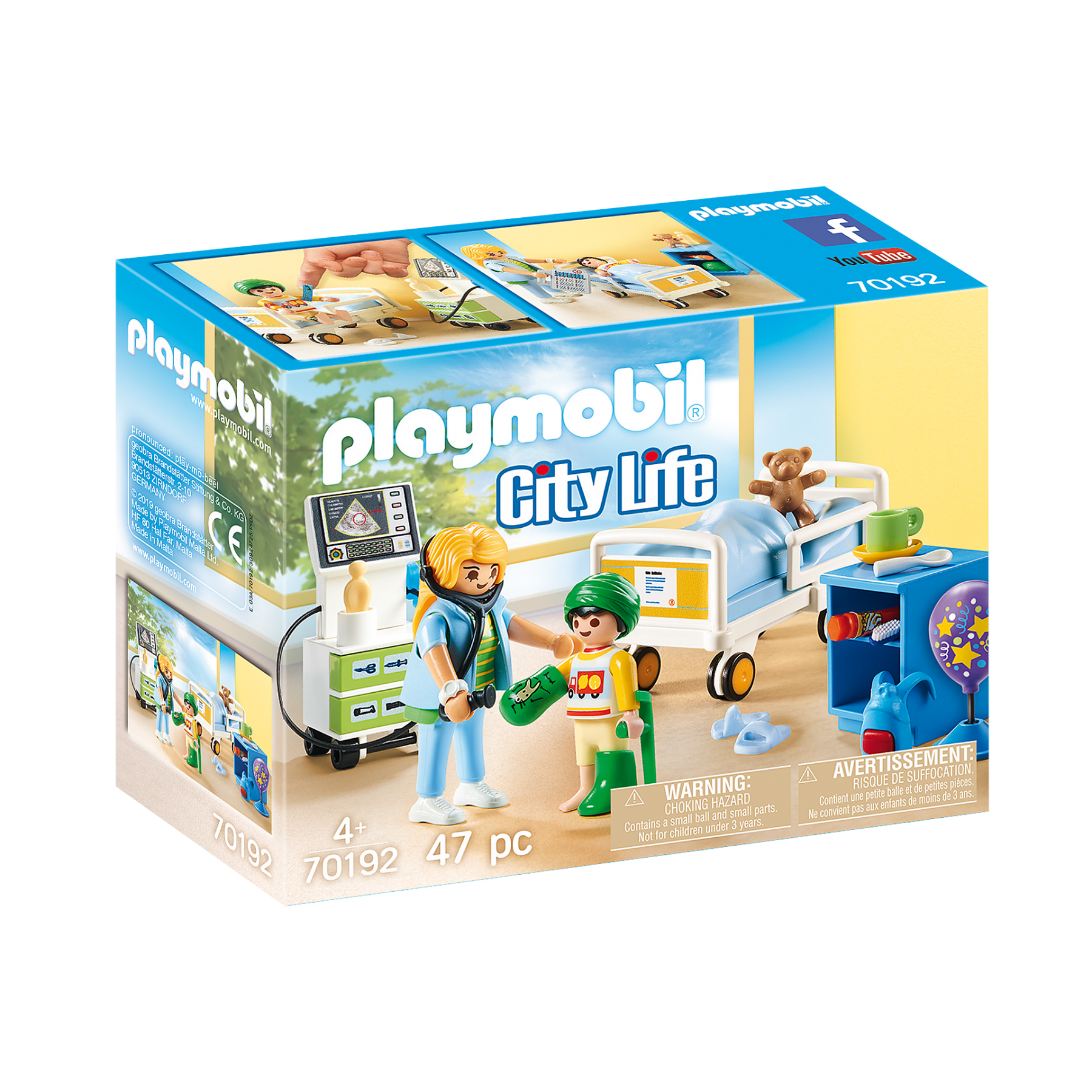 Playmobil - Children's Hospital Room (70192)