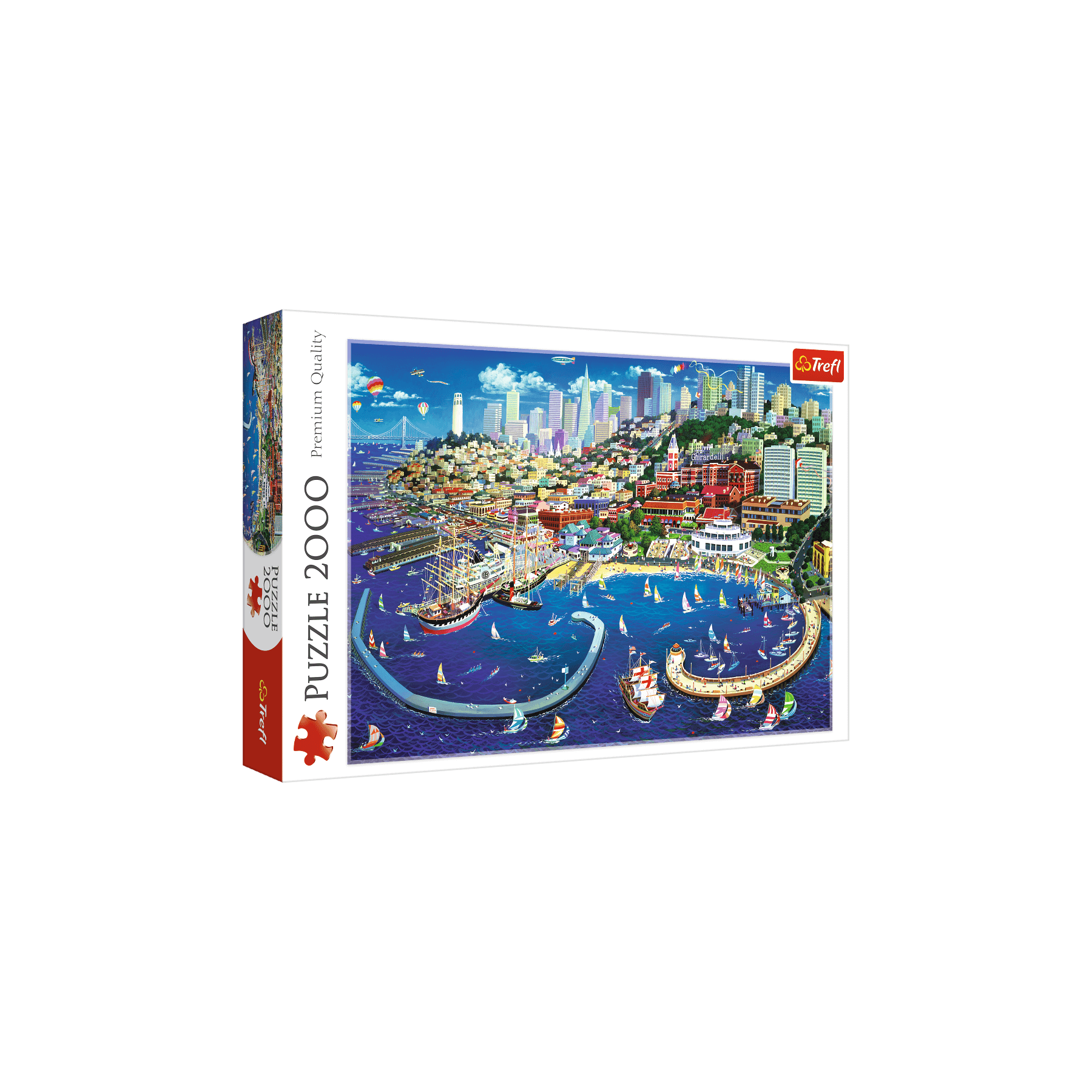 Rompecabezas Trefl - 2000 Piezas - Bahía de San Francisco (27107)