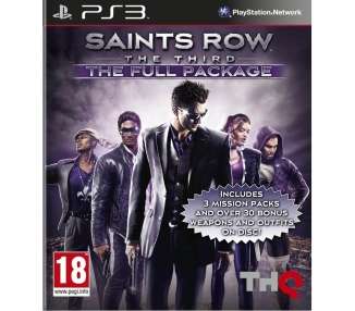 Saints Row The Third: The Full Package Juego para Consola Sony PlayStation 3 PS3