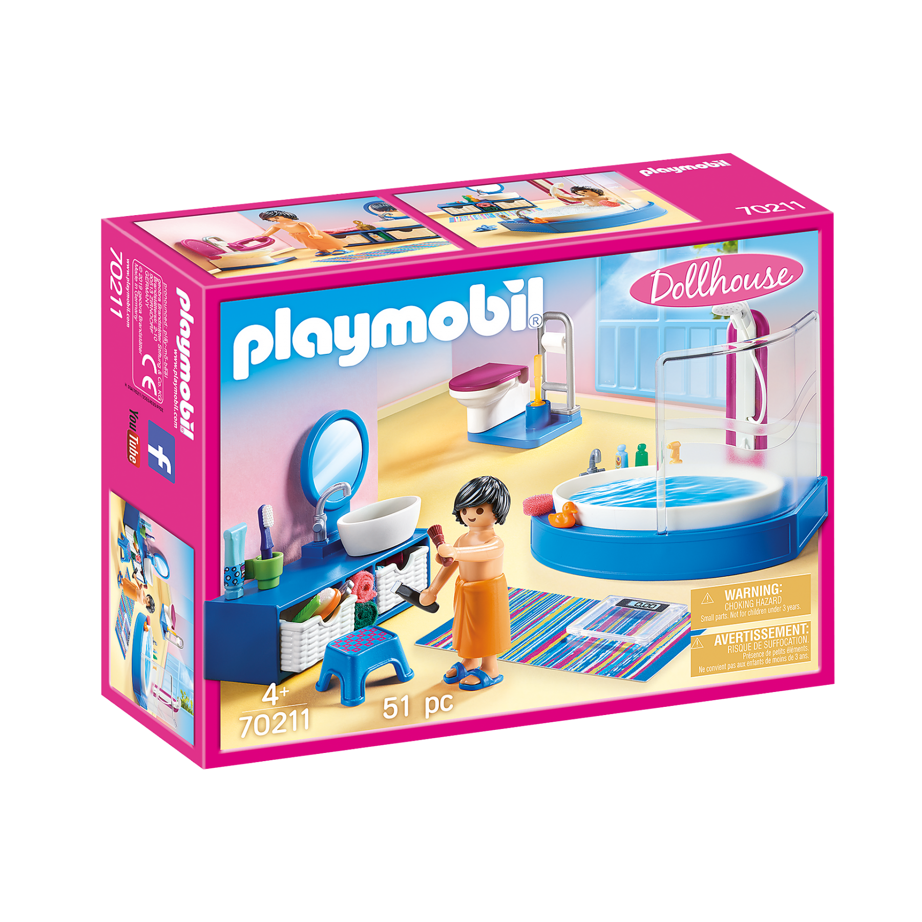 Playmobil - Bathroom with Tub (70211)