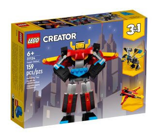 LEGO Creator, Super Robot (31124)_x000D_
LEGO Creador, Súper Robot (31124)
