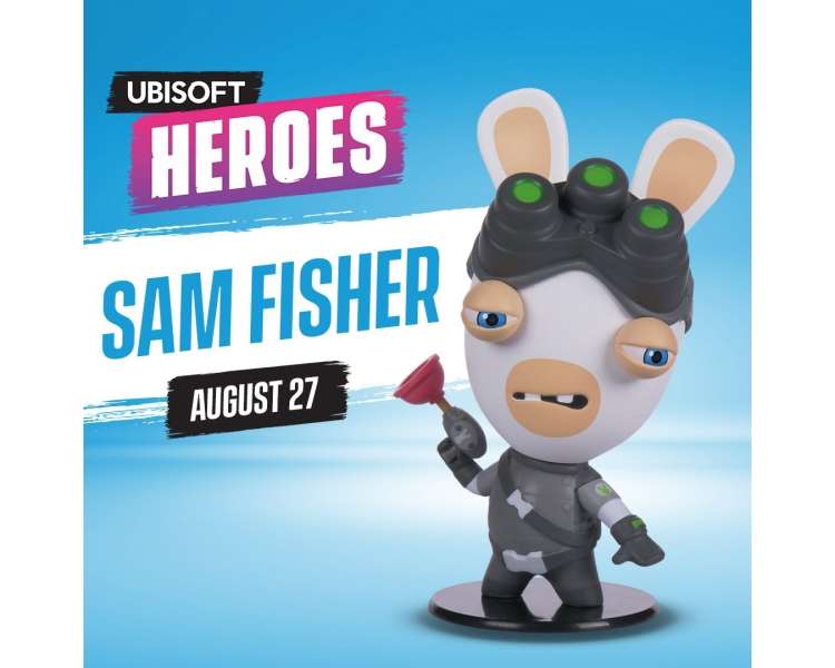 Heroes Collection - Rabbids Sam Fisher Chibi Figure