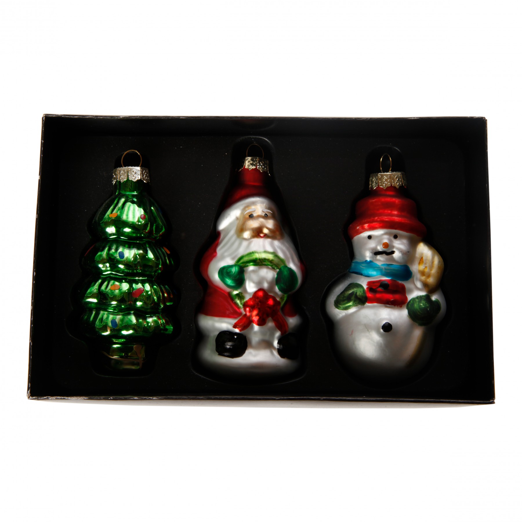 DGA - Christmas Ornaments - Snowman, Santa and tree (15951276)