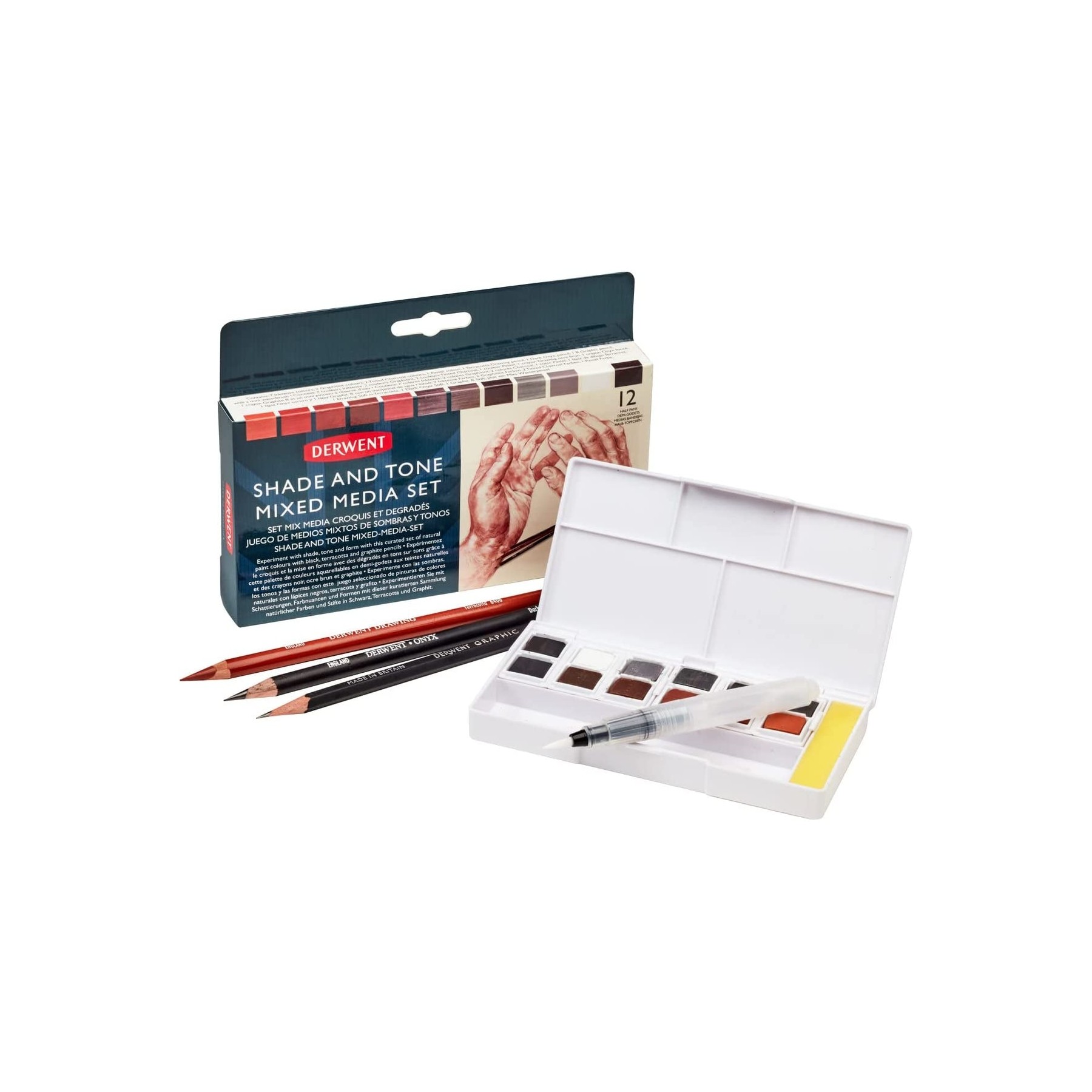 Derwent - Shade & tone mixed mediaset