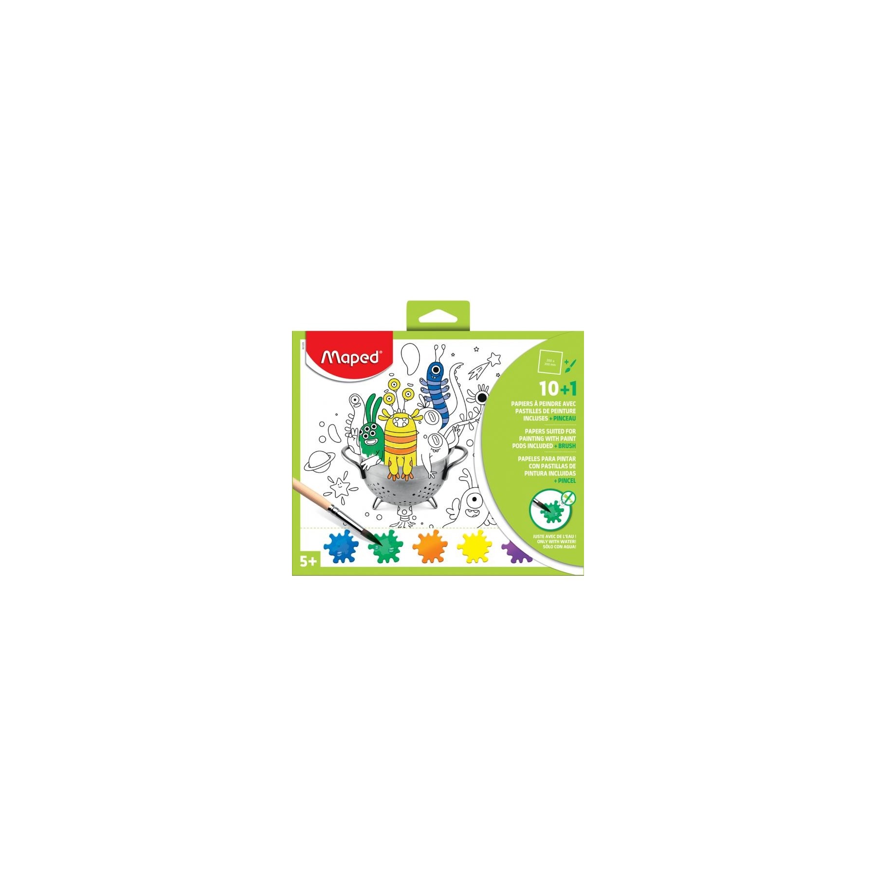 Maped - Photo Color Paint All in One x10 + Brush - Green