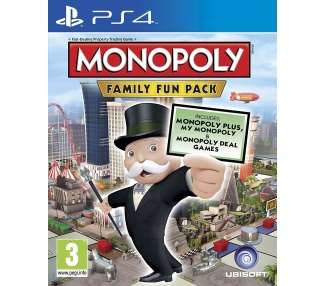 Monopoly Family Fun Pack Juego para Consola Sony PlayStation 4 , PS4