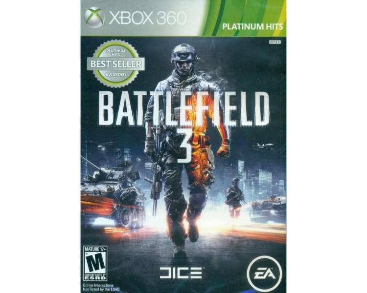 Battlefield 3 (Platinum Hits) Juego para Consola Microsoft XBOX 360