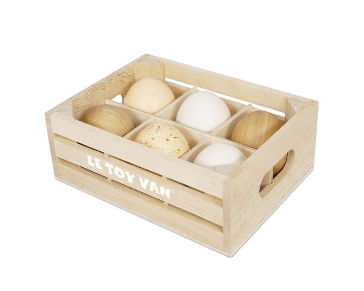 Le Toy Van - Honeybake - Farm Eggs- Half Dozen - (LTV190)