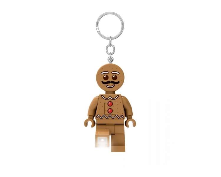 LEGO - Keychain w/LED - Gingerbread Man (4006036-LGL-KE182H)