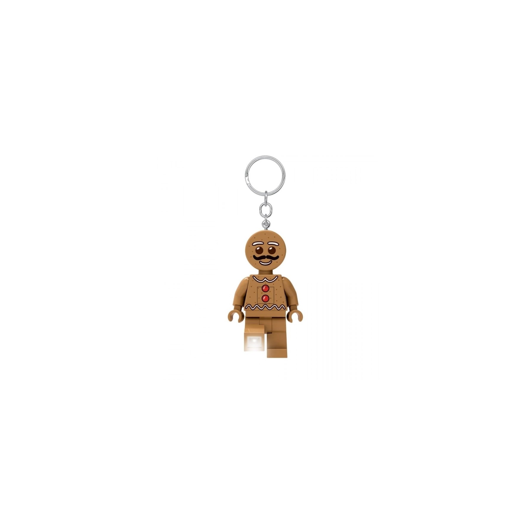 LEGO - Keychain w/LED - Gingerbread Man (4006036-LGL-KE182H)