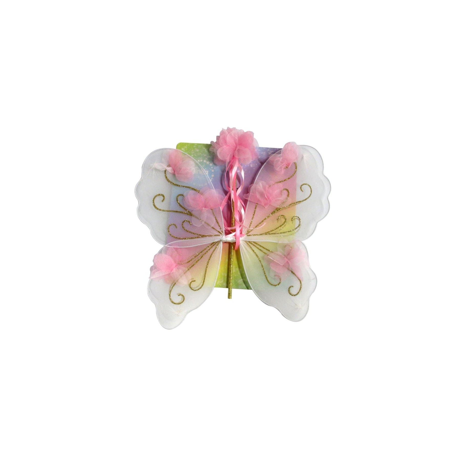Tinka Magic - Butterfly Wings & Wand - Pink (8-800601)