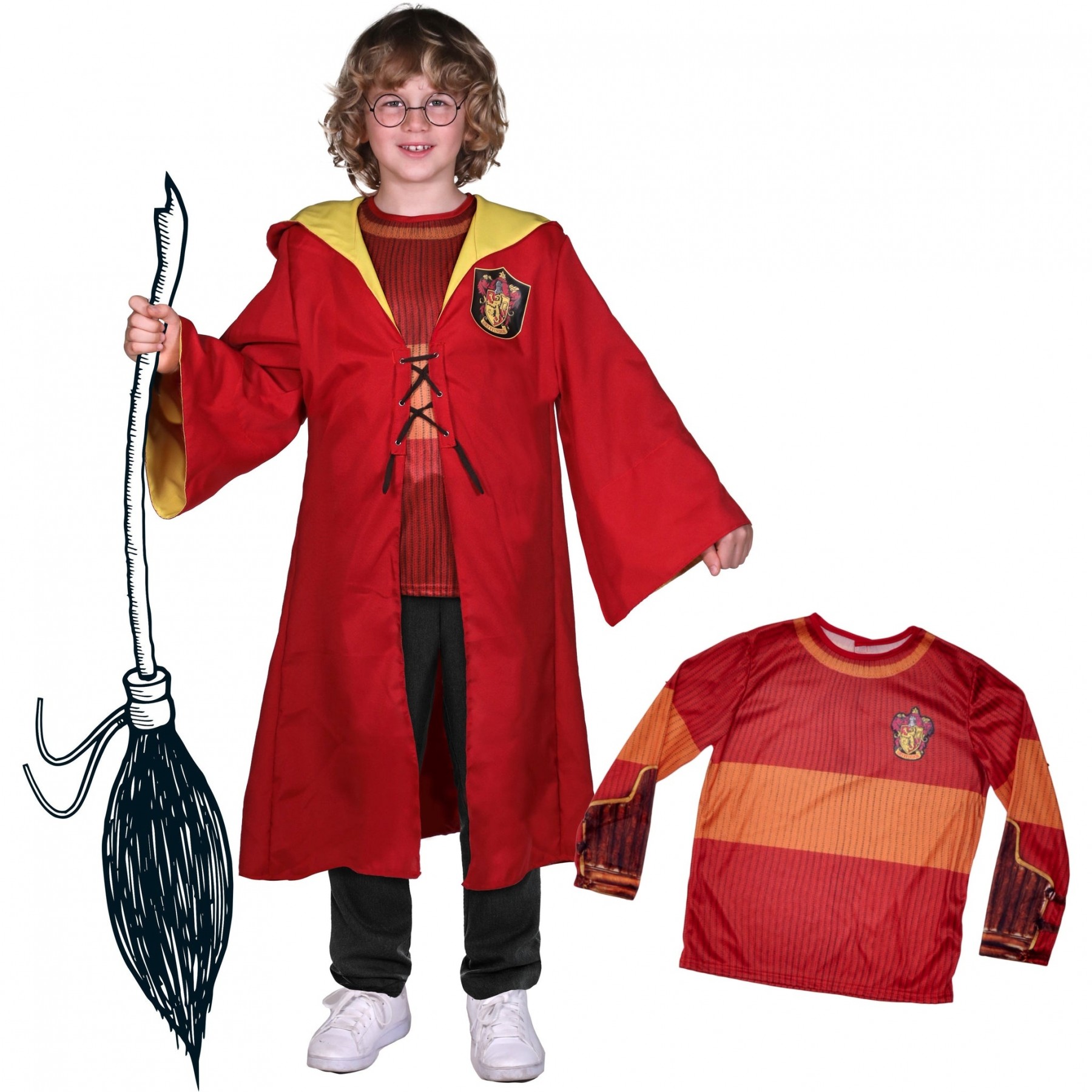 Ciao - Harry Potter - Quidditch Costume (124 cm) (11766.8-10)