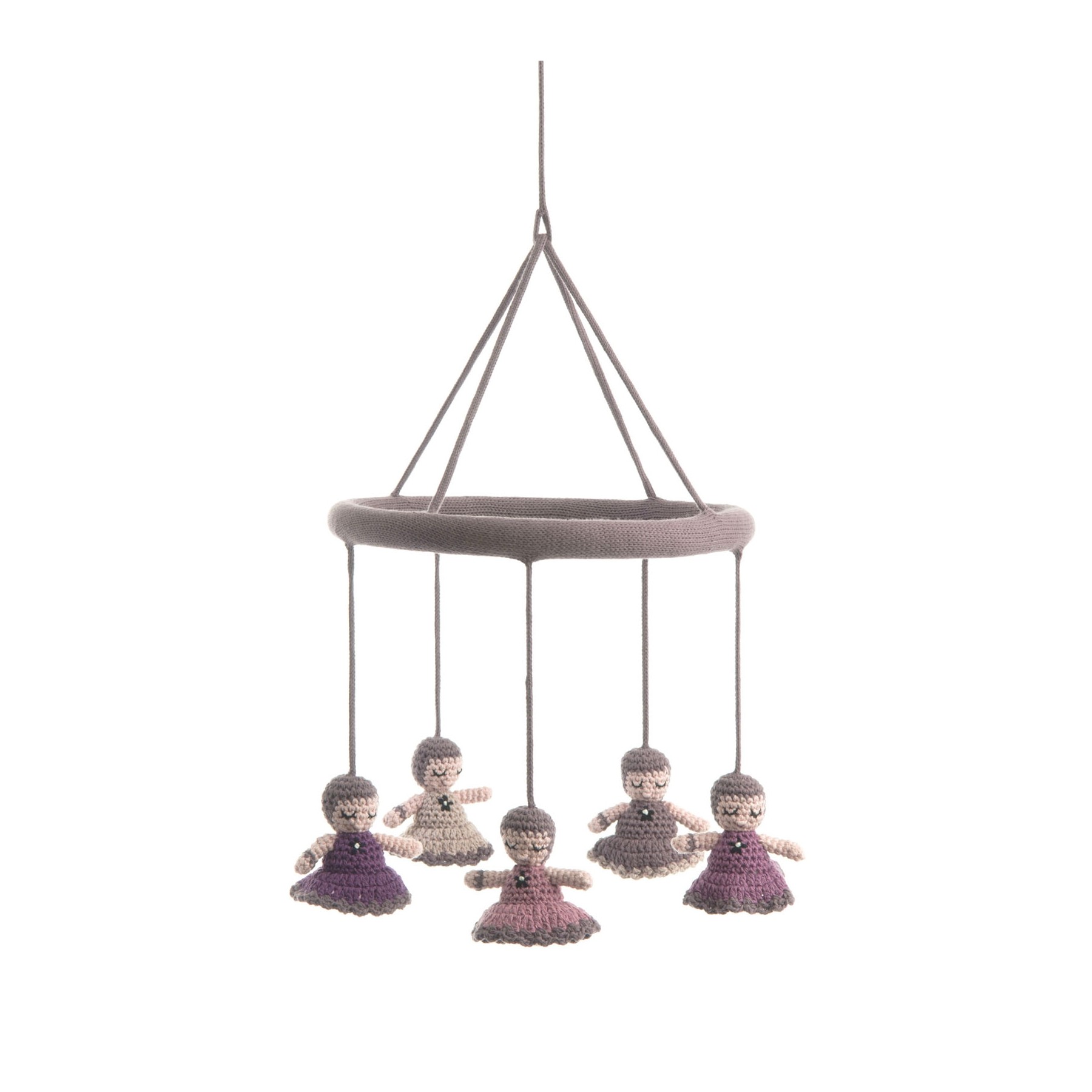 Smallstuff - Mobile Crochet Babushka - Old Rose