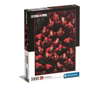 Clementoni - Puzzle 1000 pcs - La Casa De Papel (39654)