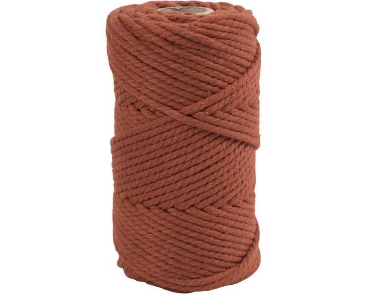 Craft Kit - Macramé rope - Burnt orange (977563)