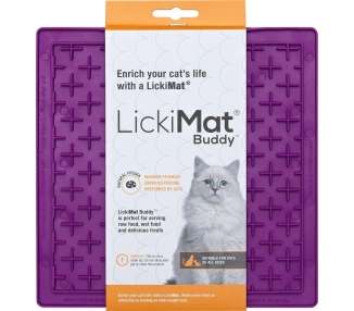 LICKI MAT - Cat Buddy Purple 20X20 - (785.5354)