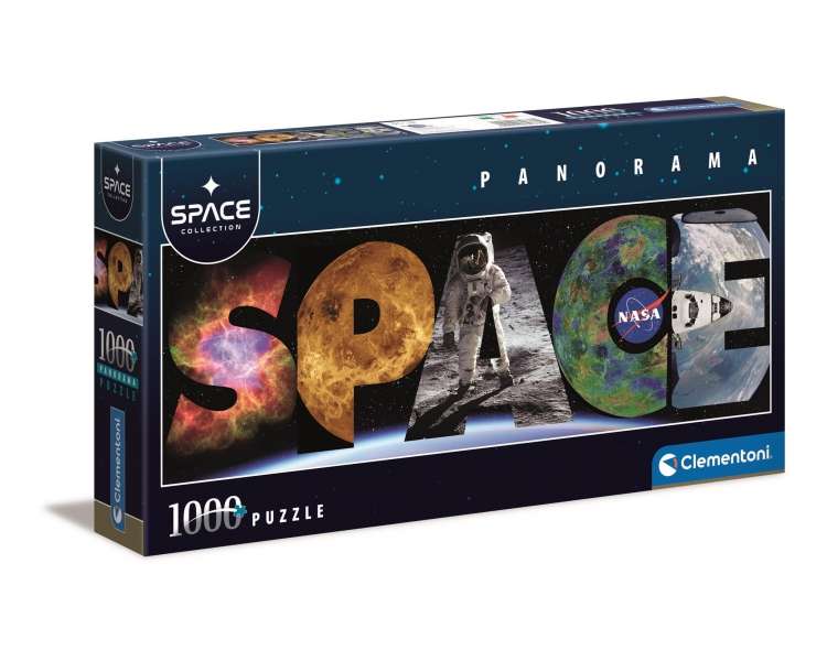 Clementoni - Panorama Puzzle 1000 pcs -  NASA 2021 (39638)