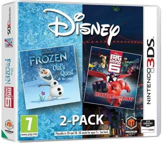 Disney Frozen Big Hero 6 Double pack Juego para Nintendo 3DS