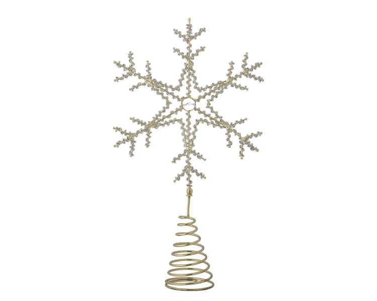 Bloomingville - Cannes Tree Star Top - Silver (82057213)