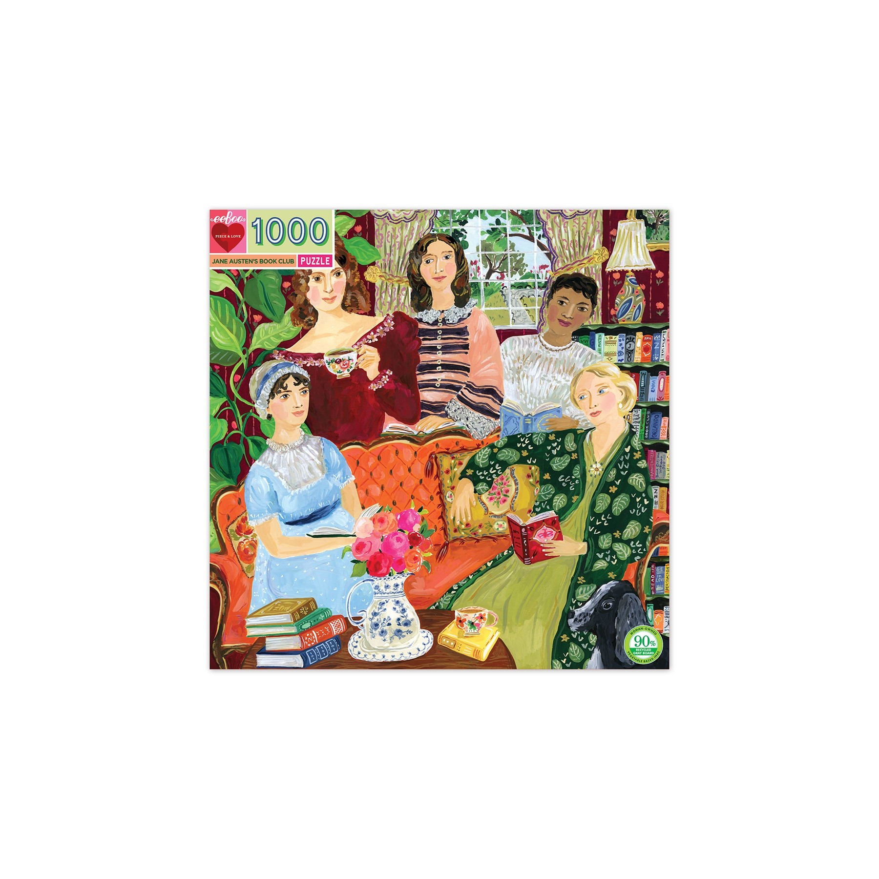eeBoo - Puzzle - Jane Austen's Book Club, 1000 pc (EPZTJAB)