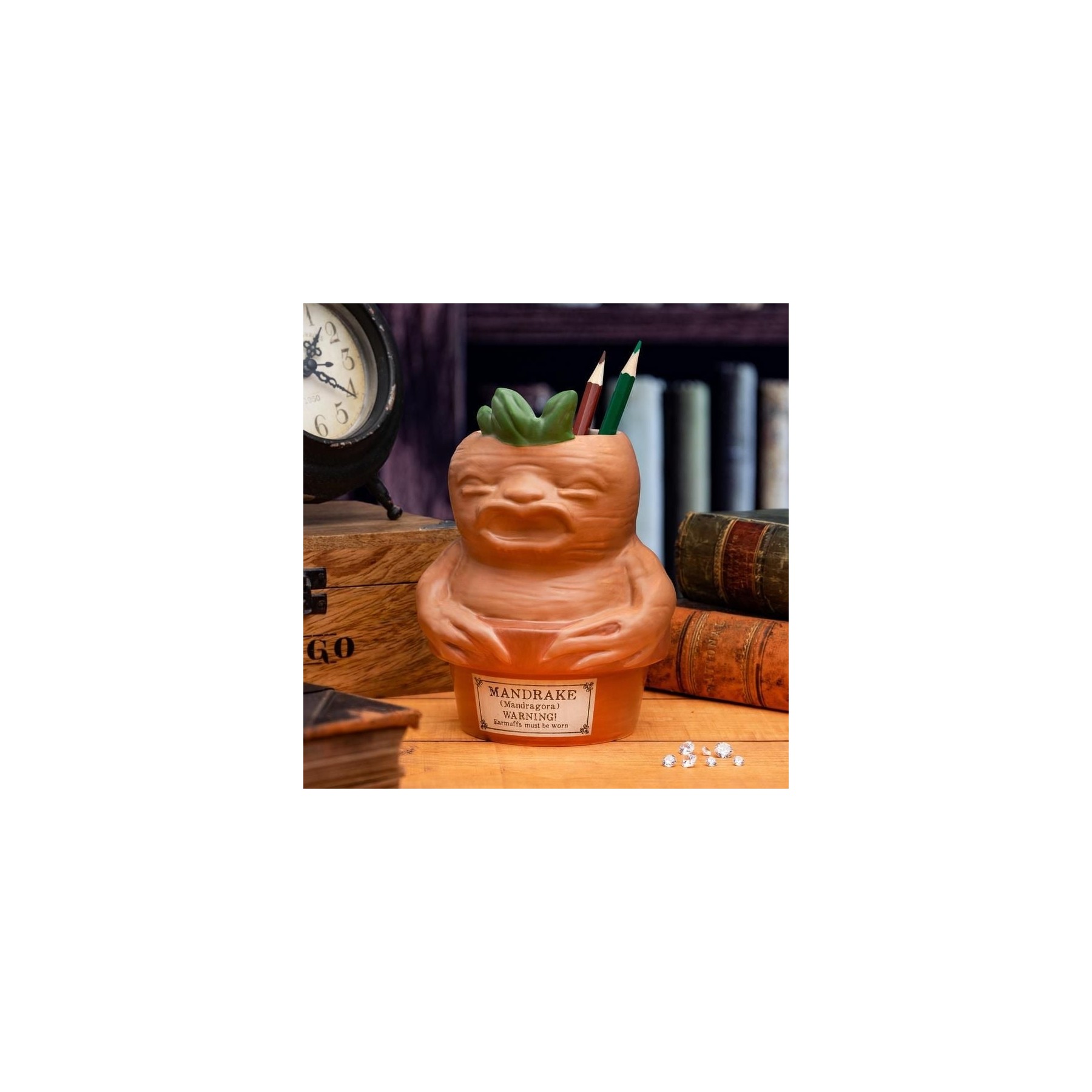 Mandrake Root Pen and Plant Pot