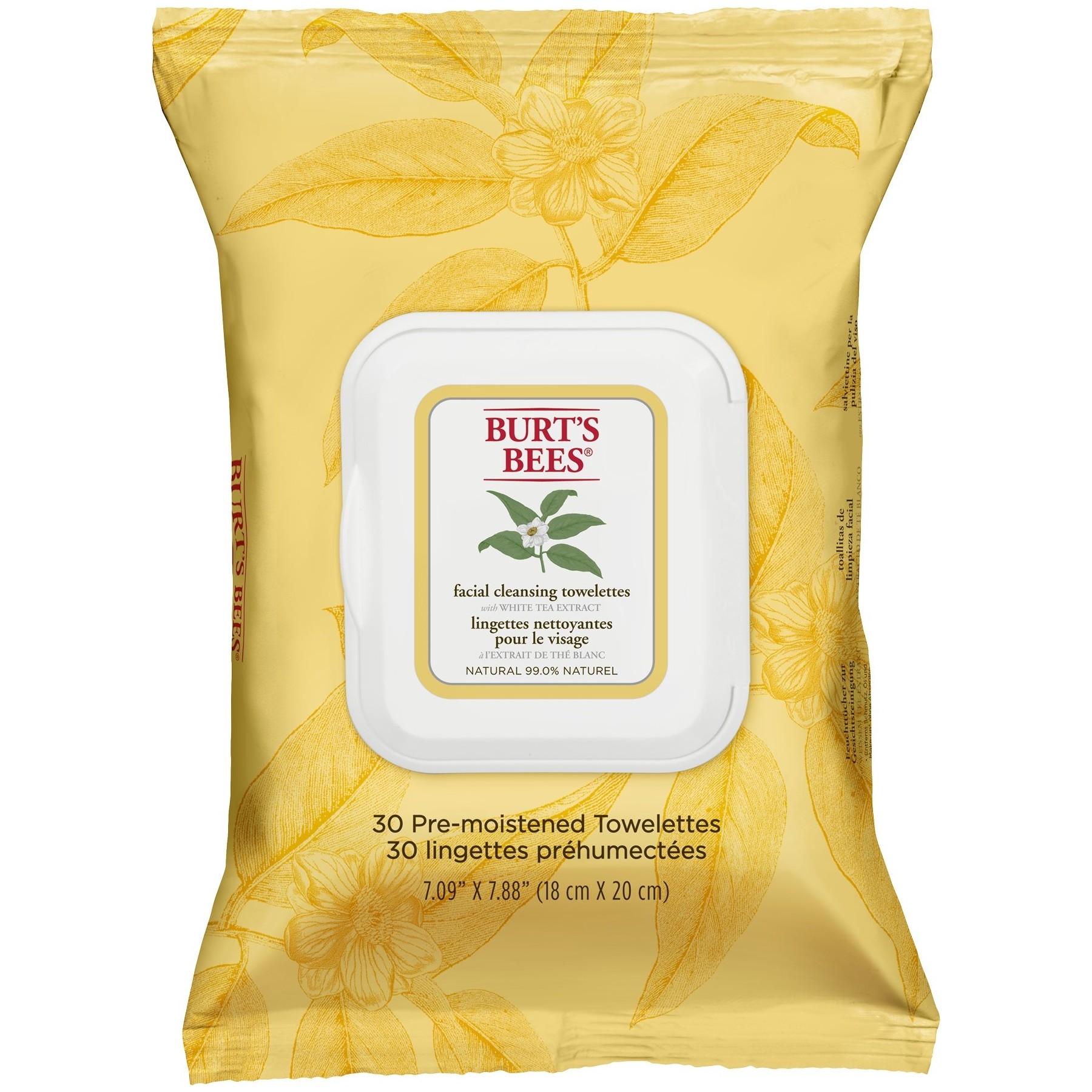 Burt's Bees - Facial Cleansing Towelettes - White Tea Extract