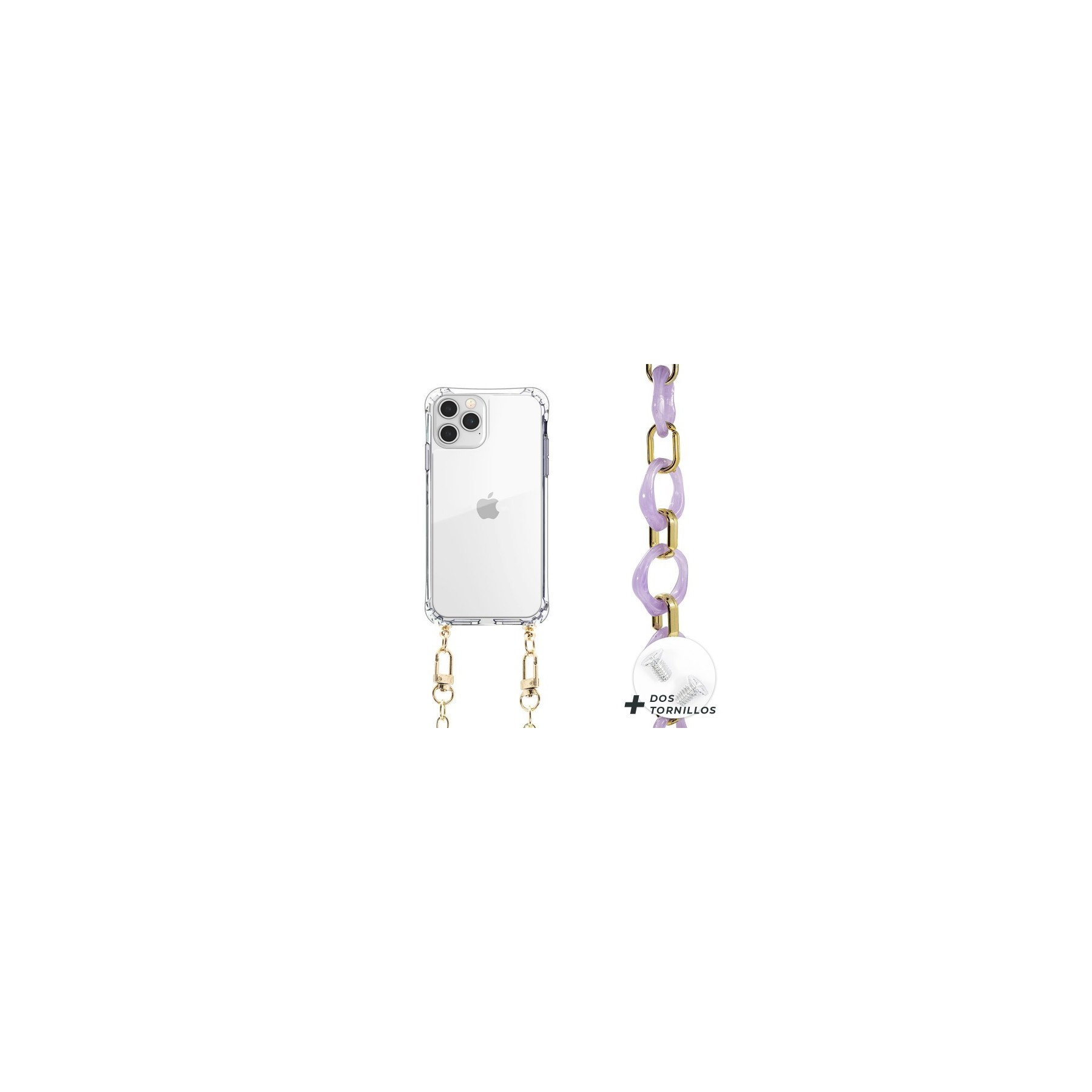Cadena para Funda de Móvil Colgante - Morado