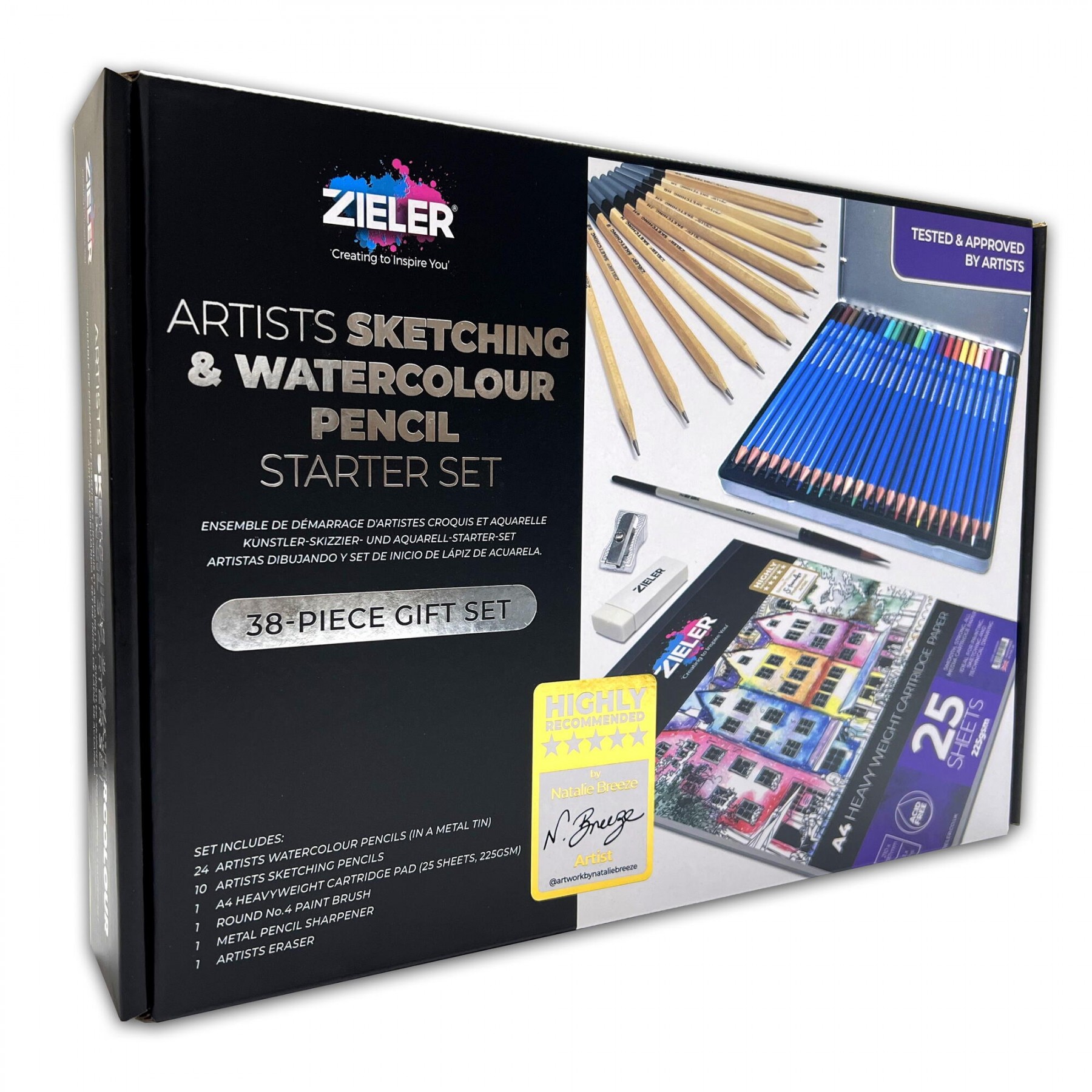 Zieler - Watercolor & Sketching set (609299521)