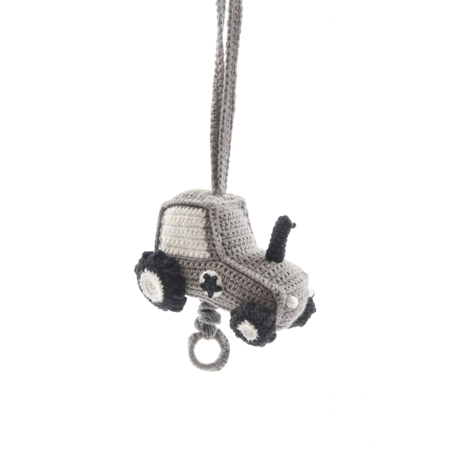 Smallstuff - Móvil musical de tractor - Gris