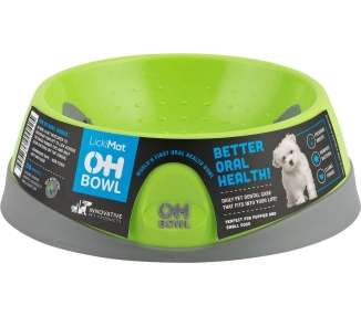 LICKI MAT - Dog Bowl Oral Hygiene Bowl S Green Ø16X5Cm - (645.5204)