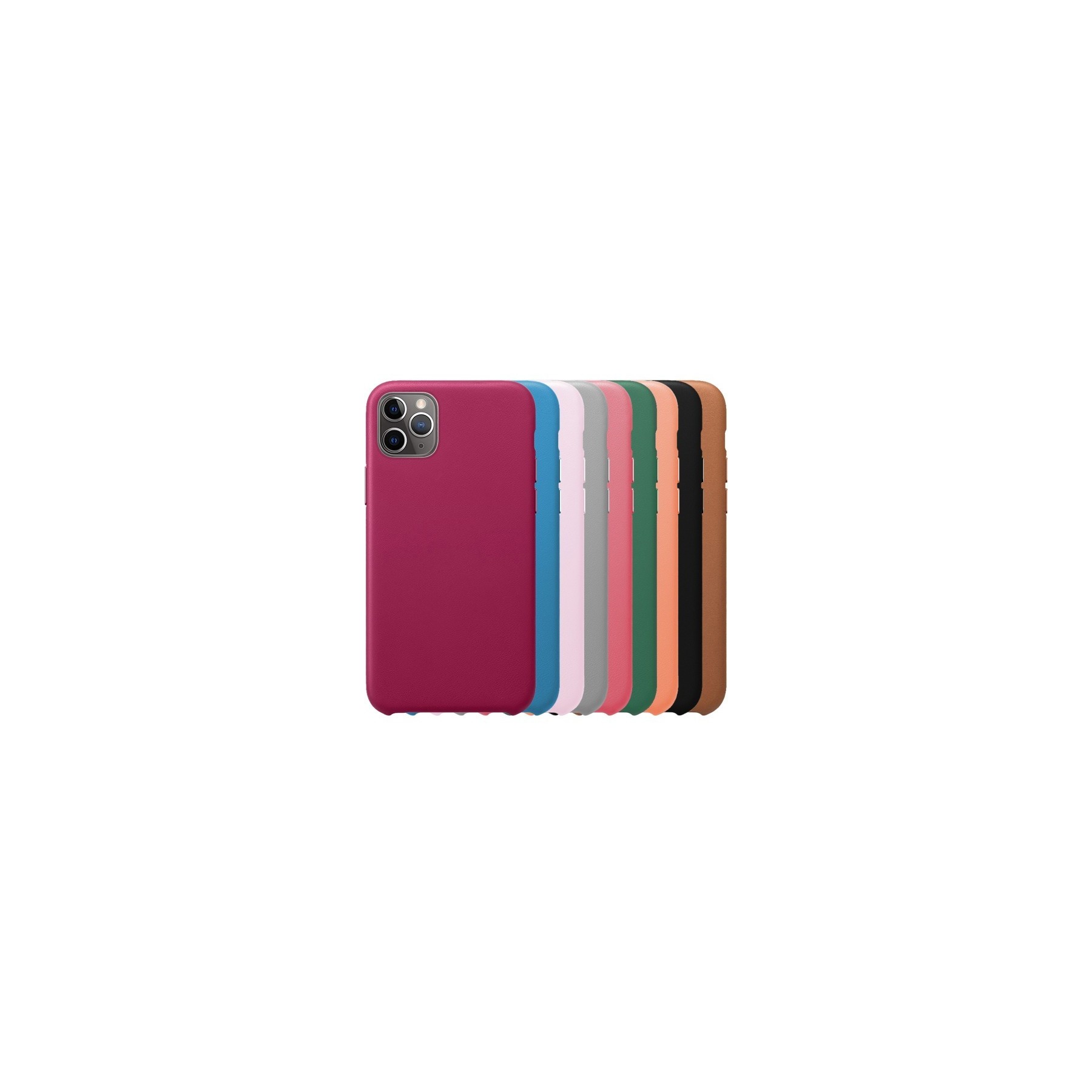 Funda Leather Piel Compatible con IPhone 11 Pro Max 12-Colores