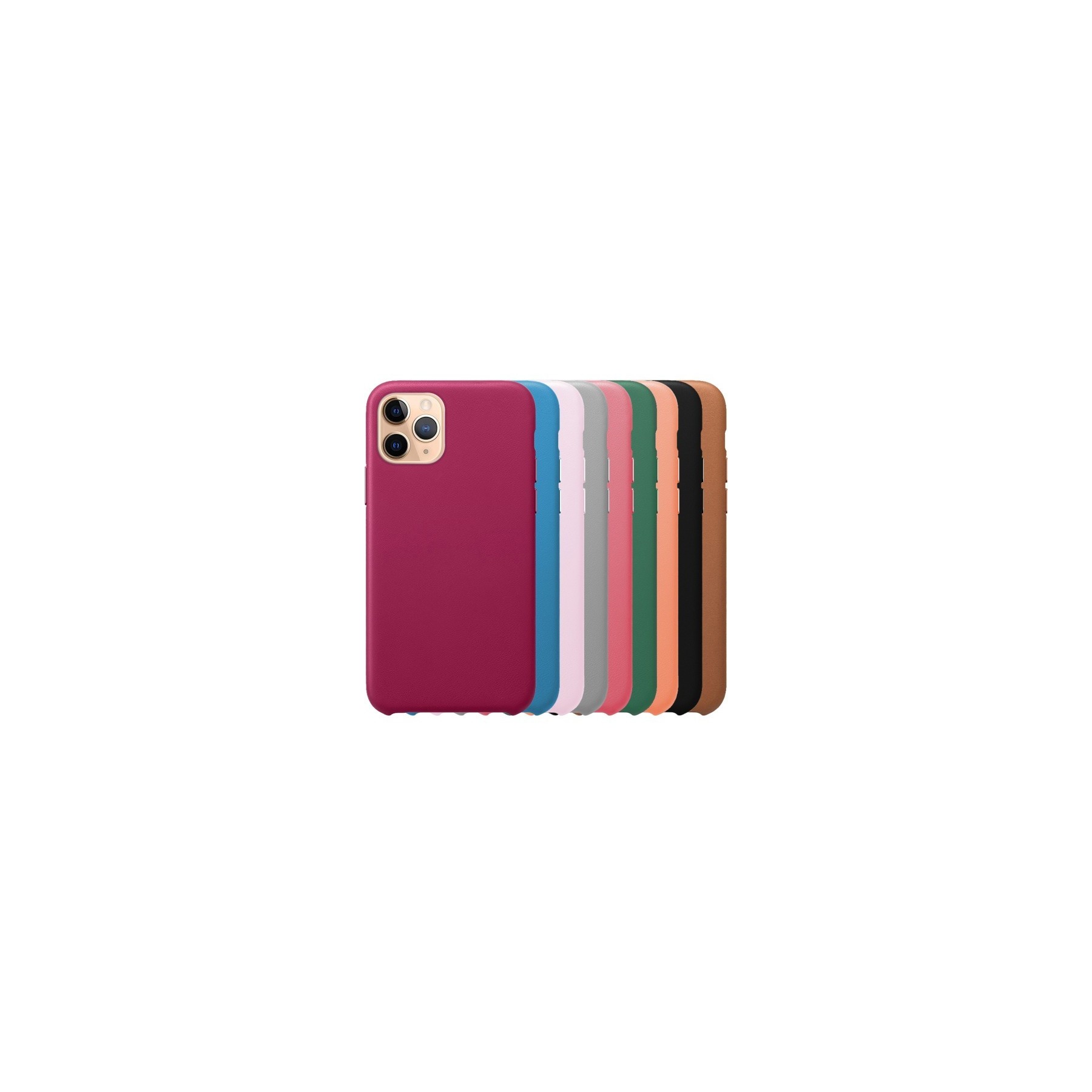 Funda Leather Piel Compatible con IPhone 11 Pro 12-Colores